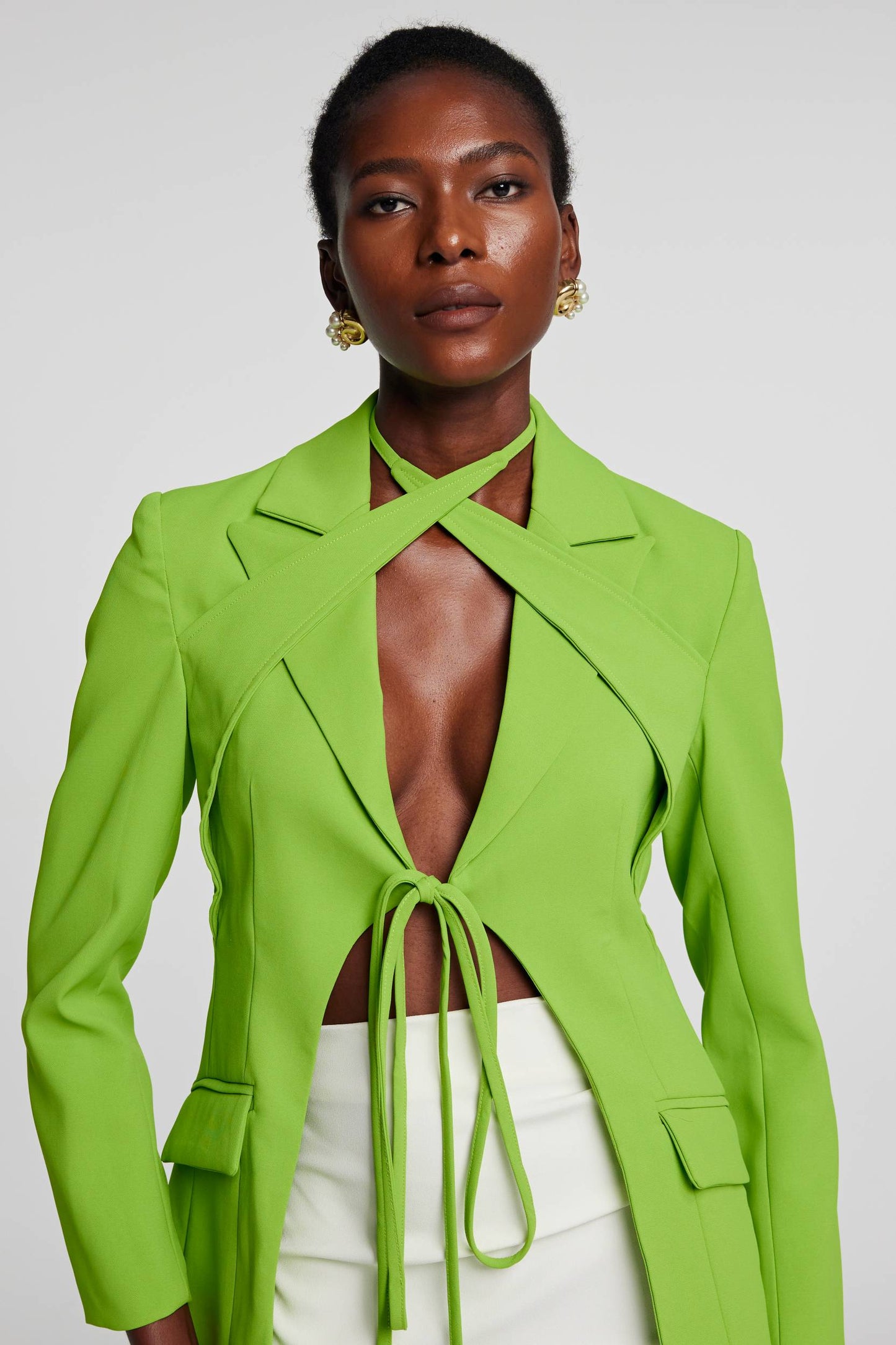Adley Cross Dalma Bölünmüş Blazer