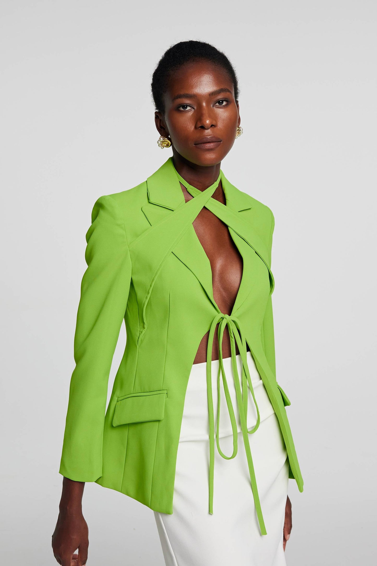 Adley Cross Dalma Bölünmüş Blazer