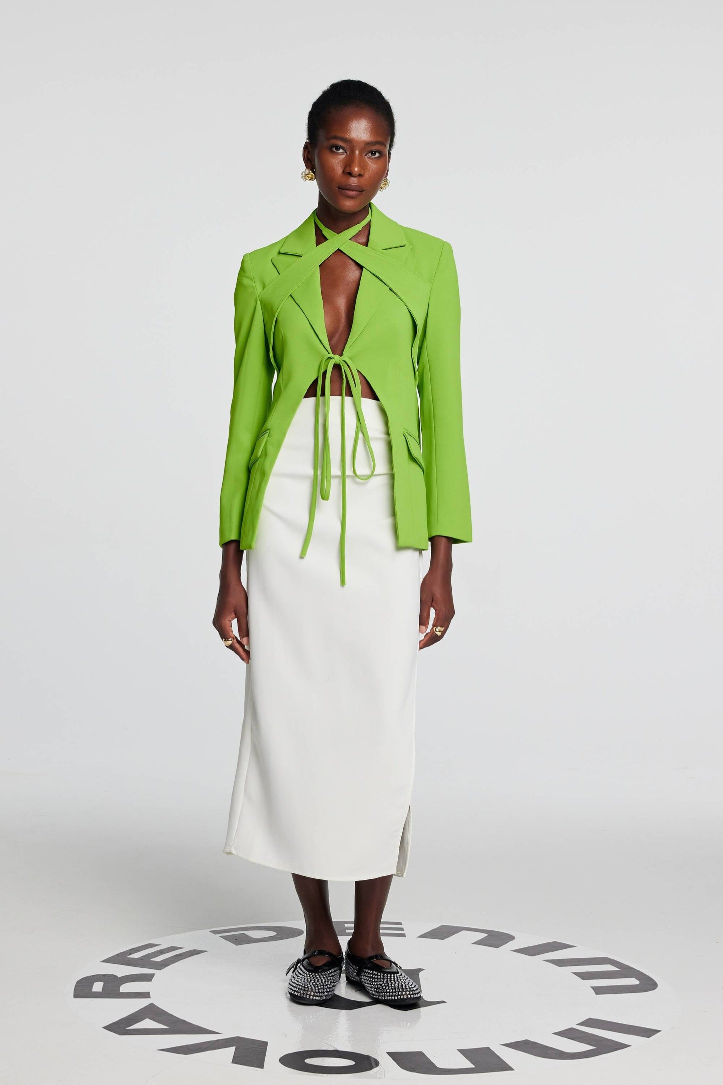 Adley Cross Dalma Bölünmüş Blazer
