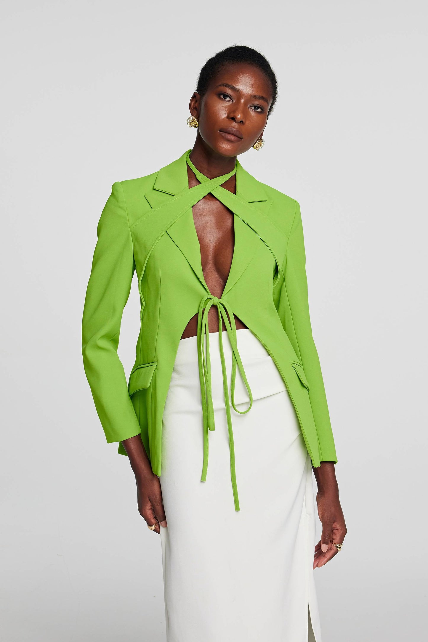 Adley Cross Dalma Bölünmüş Blazer