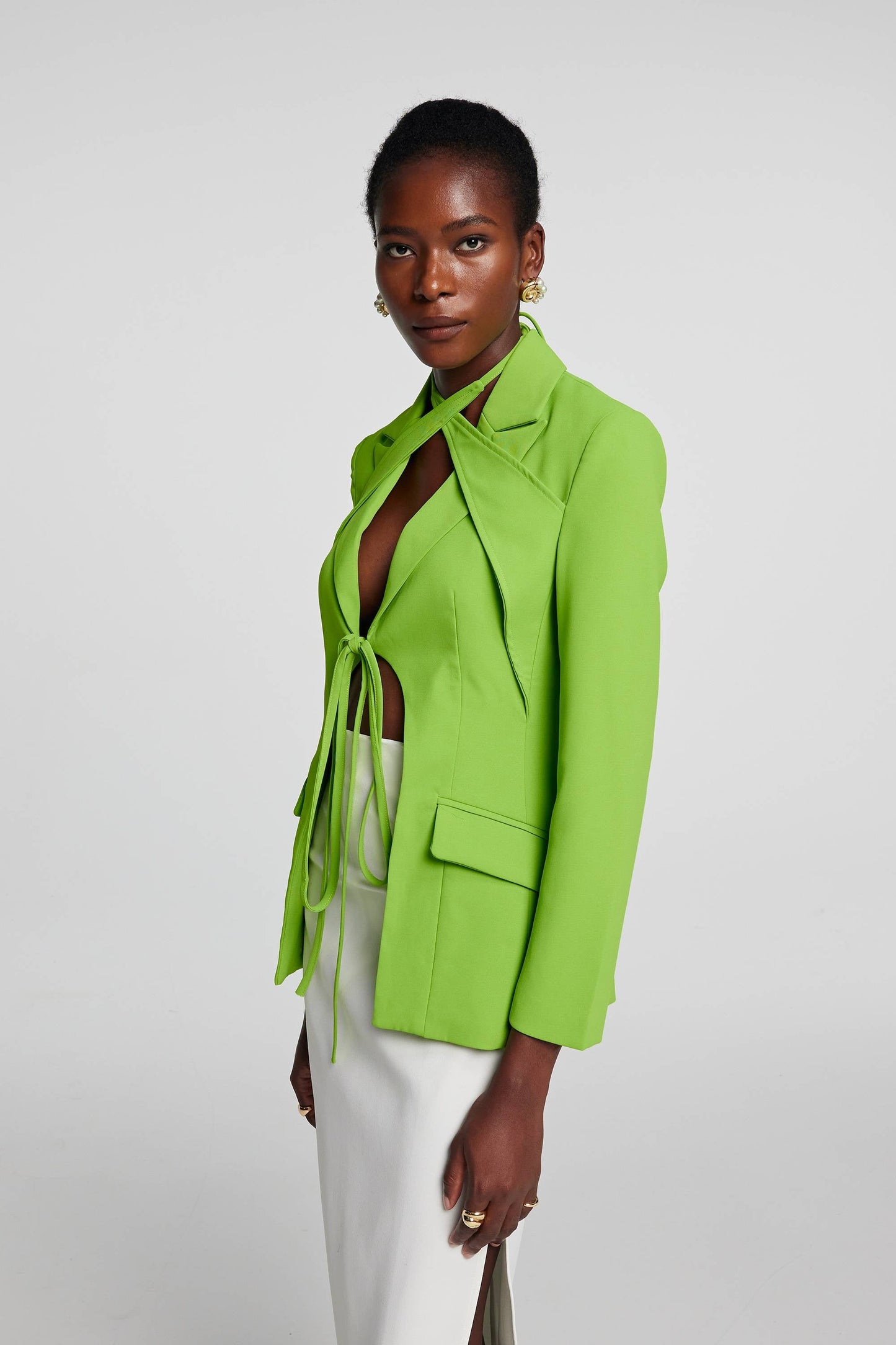 Adley Cross Dalma Bölünmüş Blazer