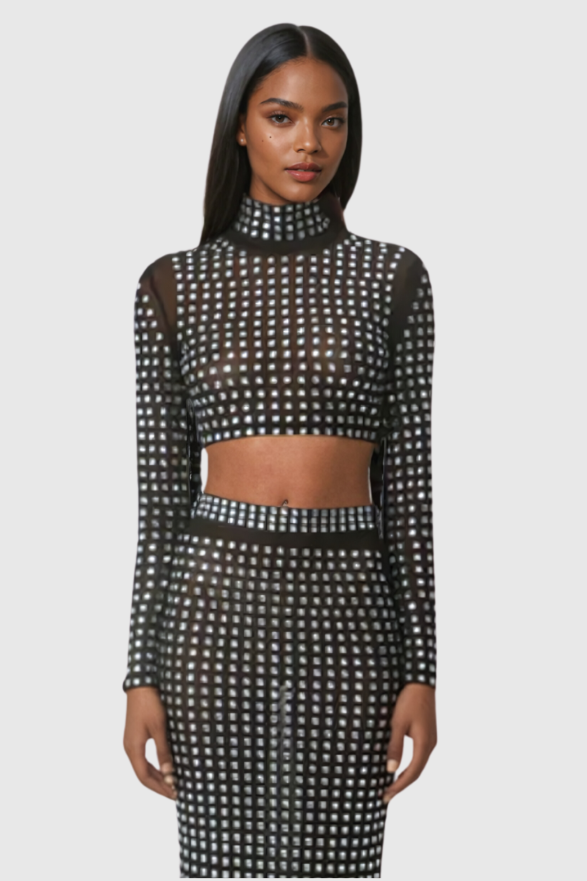 Aida Taşlı Bodycon Set