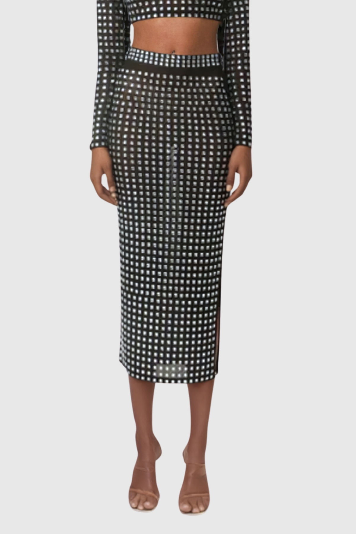 Aida Taşlı Bodycon Set