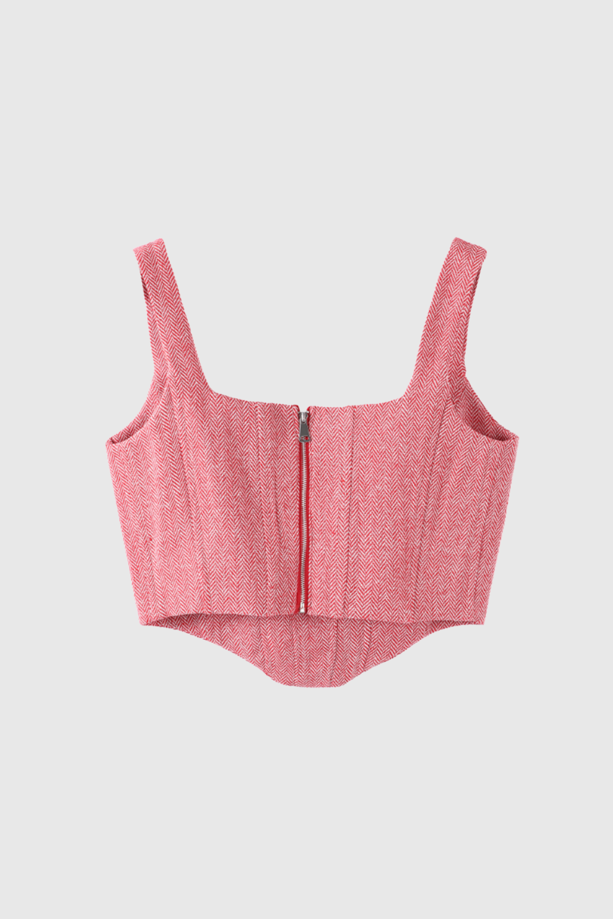 Pembe Anang Yaka Askısız Üç Parça Pantolon Takımı