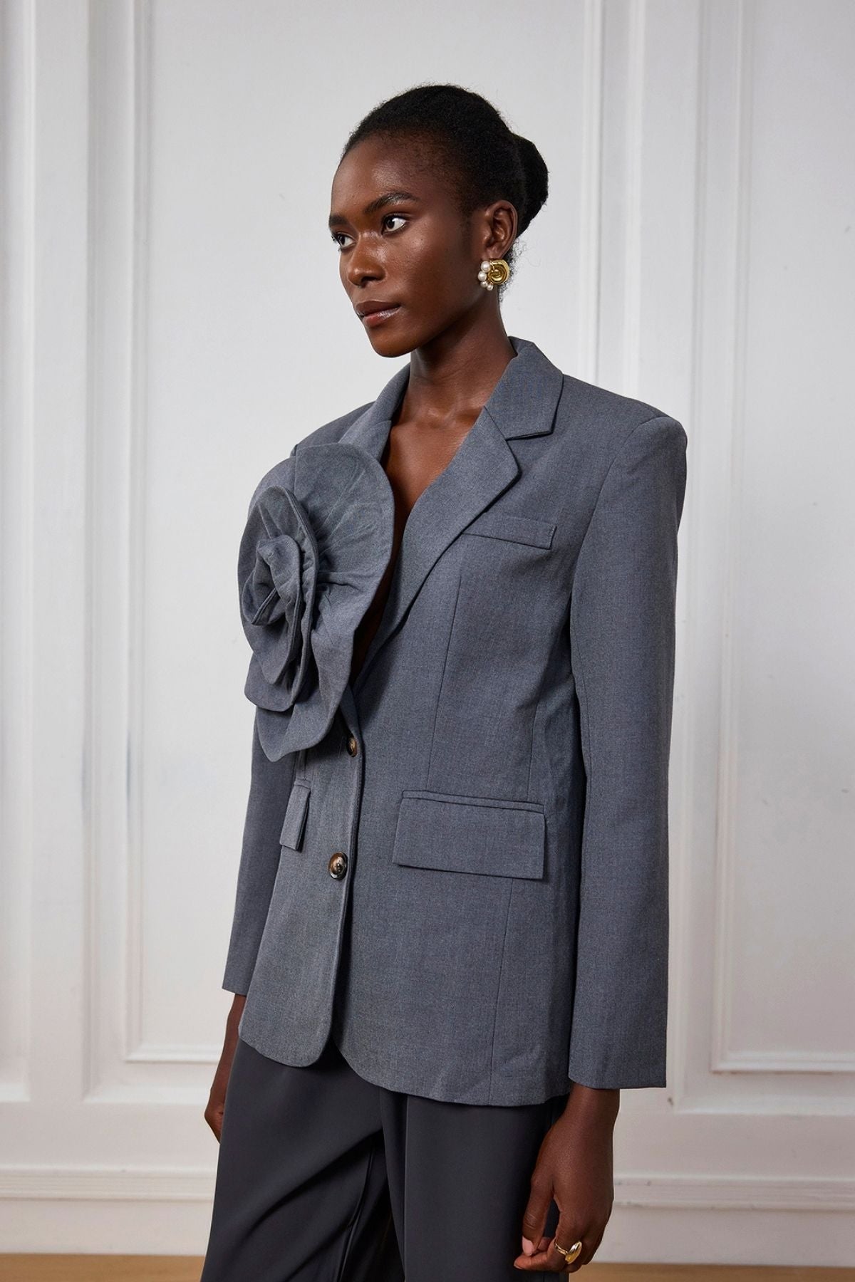 Avayah Çiçek Yaka Blazer