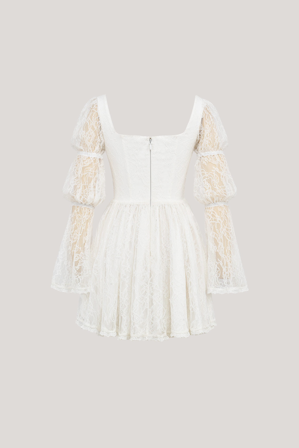 Bethania Dantel Çiçekli Mini Elbise