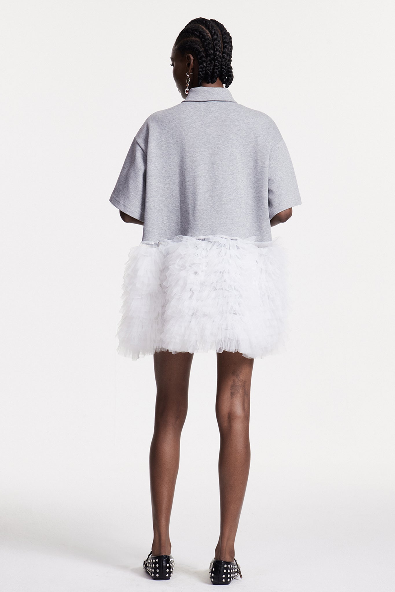 Chloe Deconstruct Mesh Büzgülü Üst