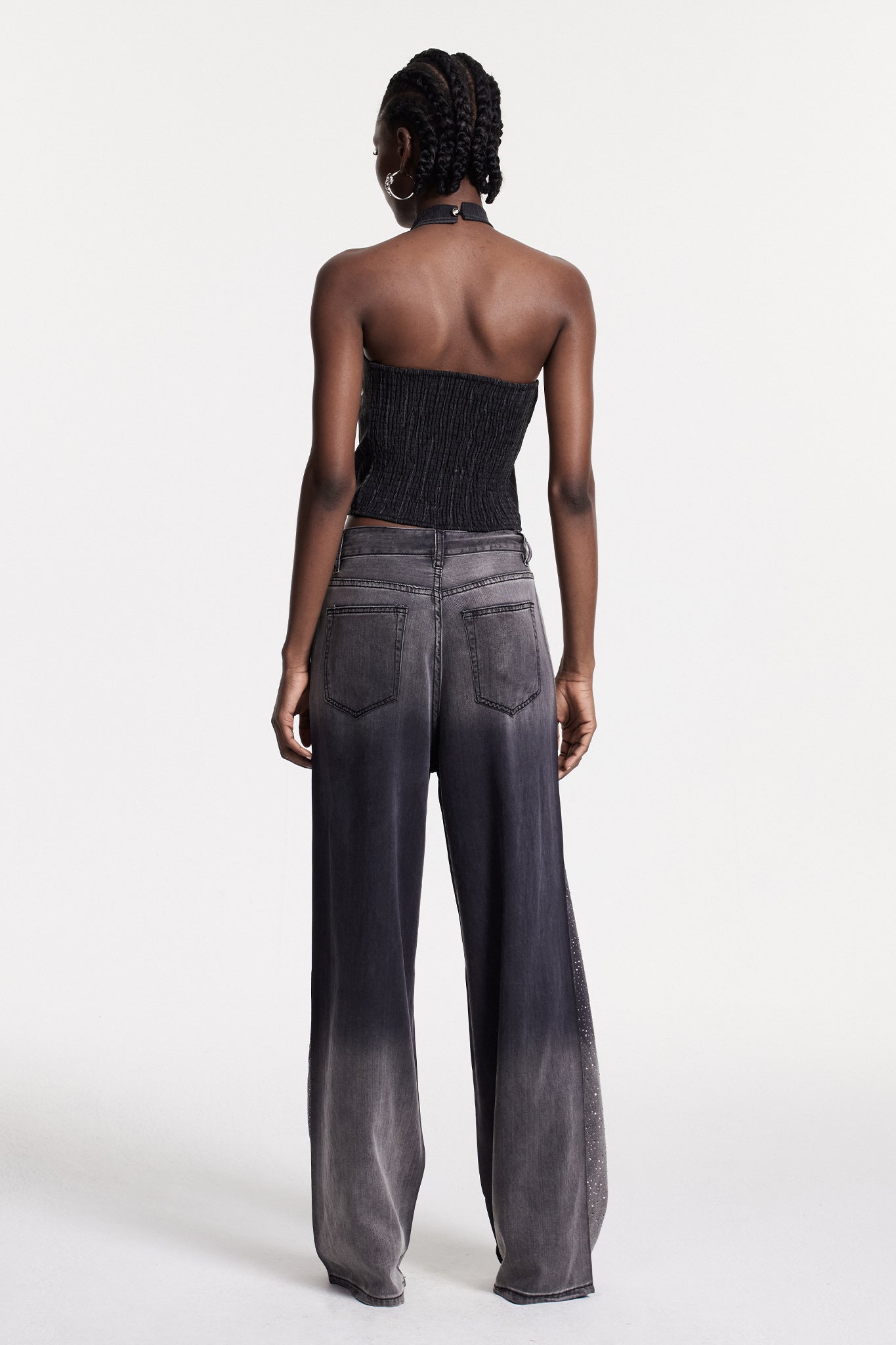 Christin Pearl Halter Yaka Üst