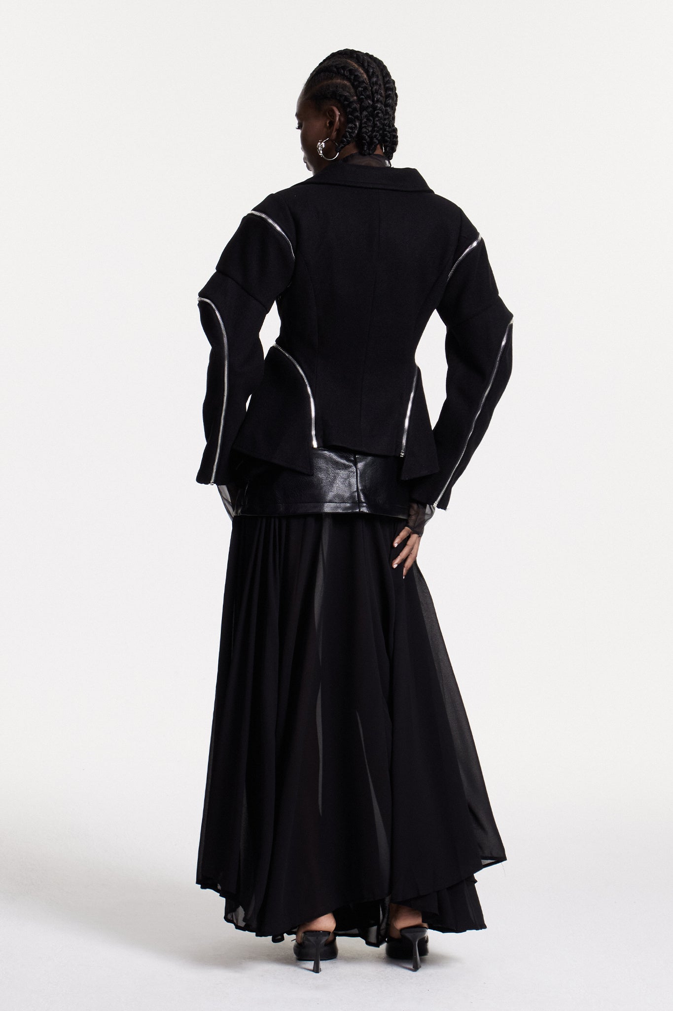 Christine Deconstruct Fermuarlı Blazer