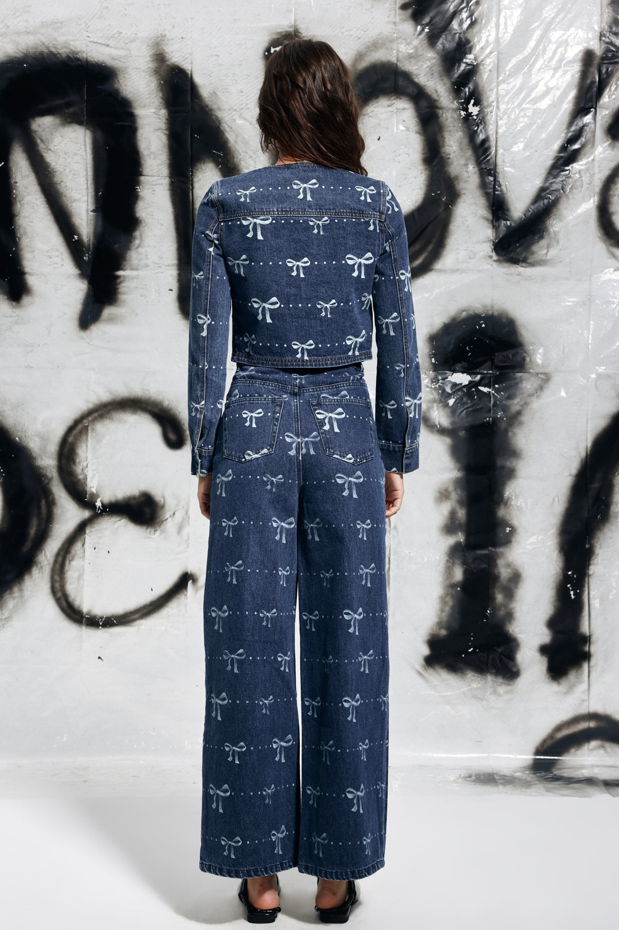 Courtney Fiyonklu Cepli Denim Ceket