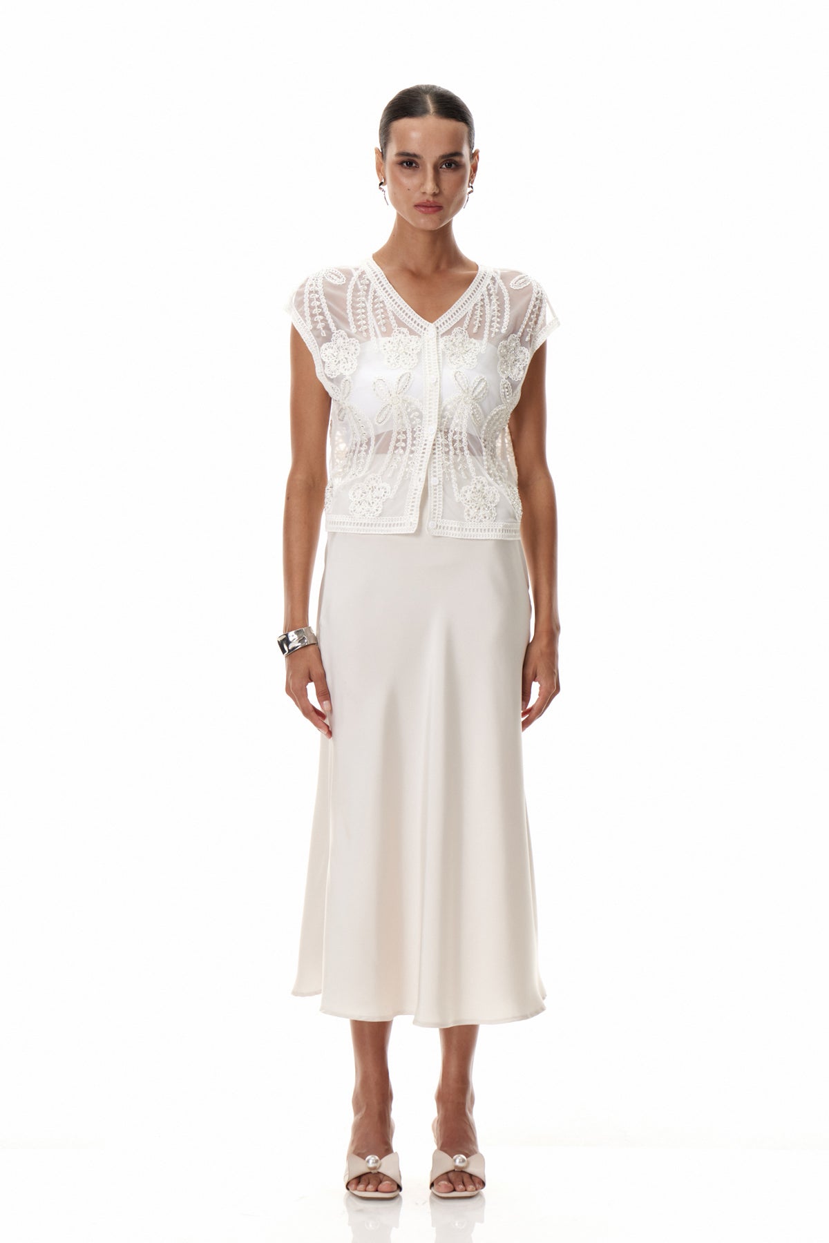 Daina Dantel İşlemeli Üst