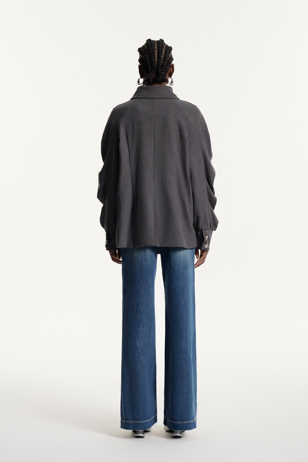 Edyta Fiyonklu İpli Balon Kollu Üst