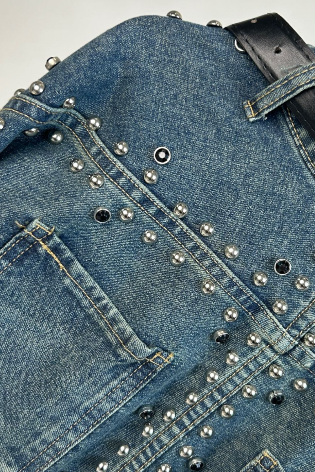 Ellis Deconstruct Çivili Patchwork Ceket
