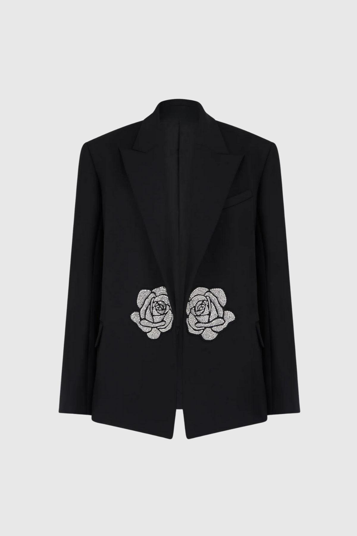 Jiya Çiçek Taklidi Bağcıklı Blazer