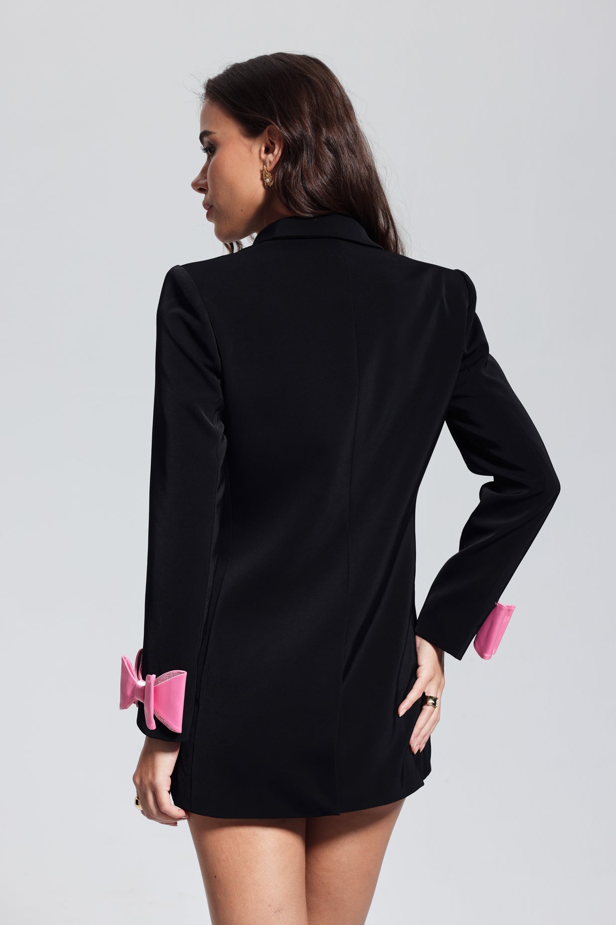Kensington Fiyonklu Yaka Blazer Mini Elbise
