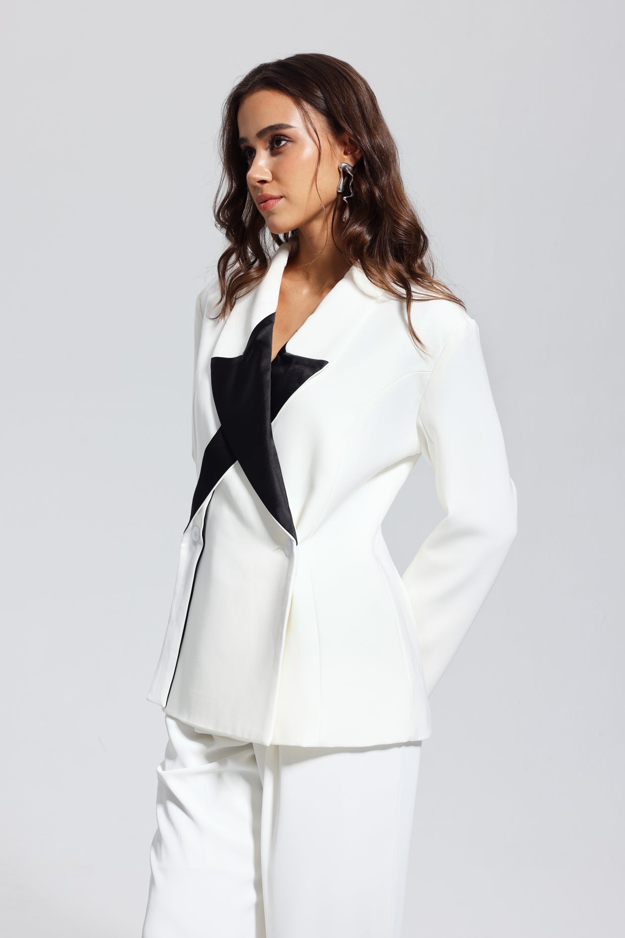 Lidia Yıldız Asimetrik Blazer