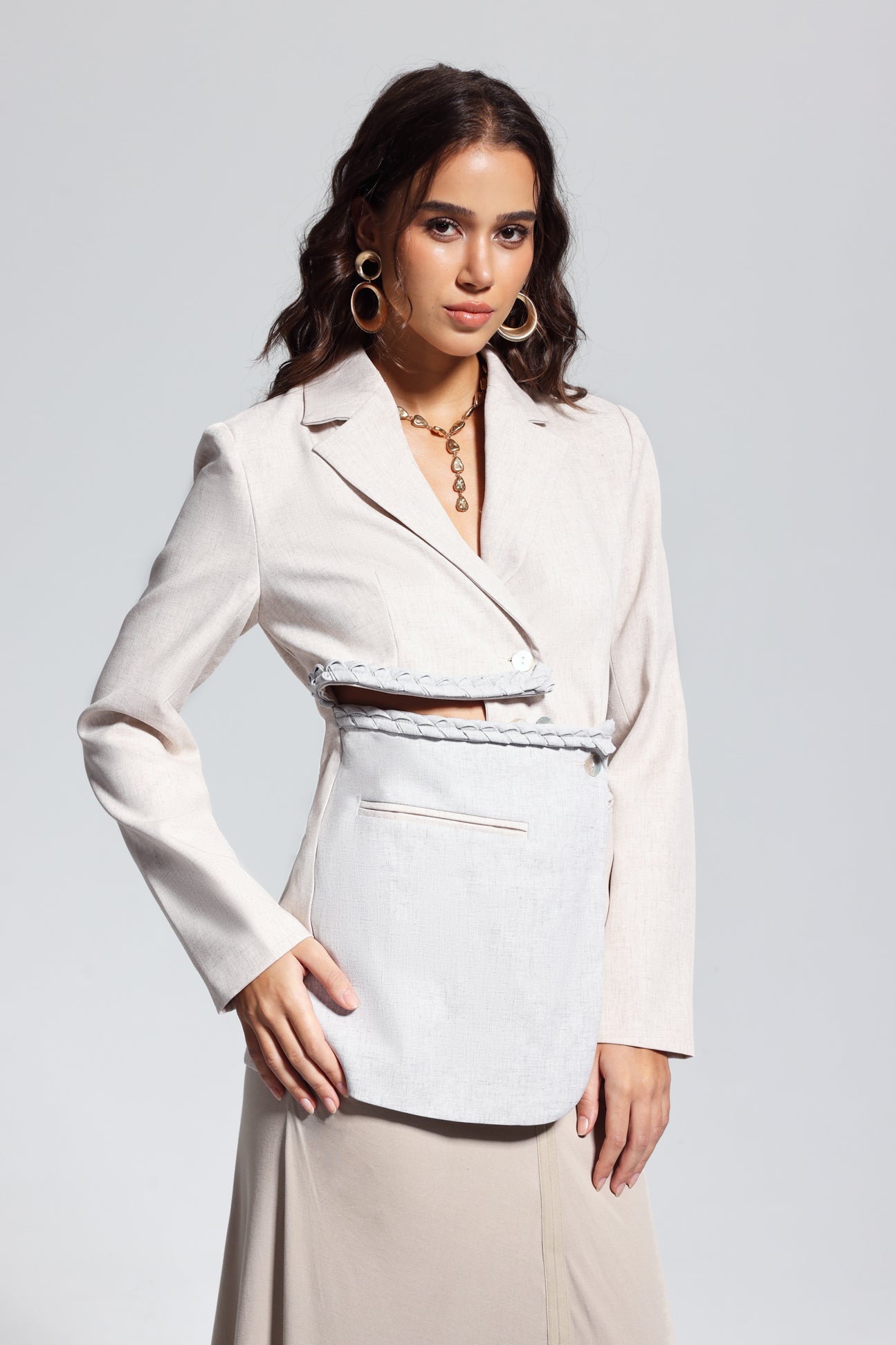 Merrill Kesimli Asimetrik Blazer