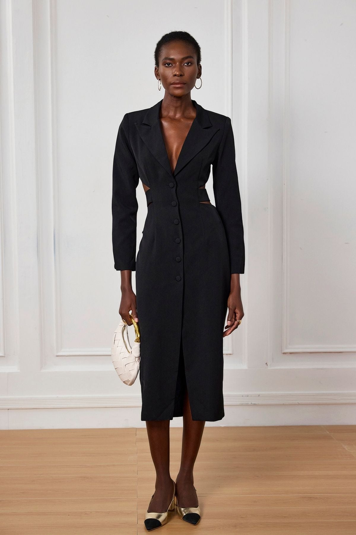 Prenses Kesim Dalma Bodycon Blazer