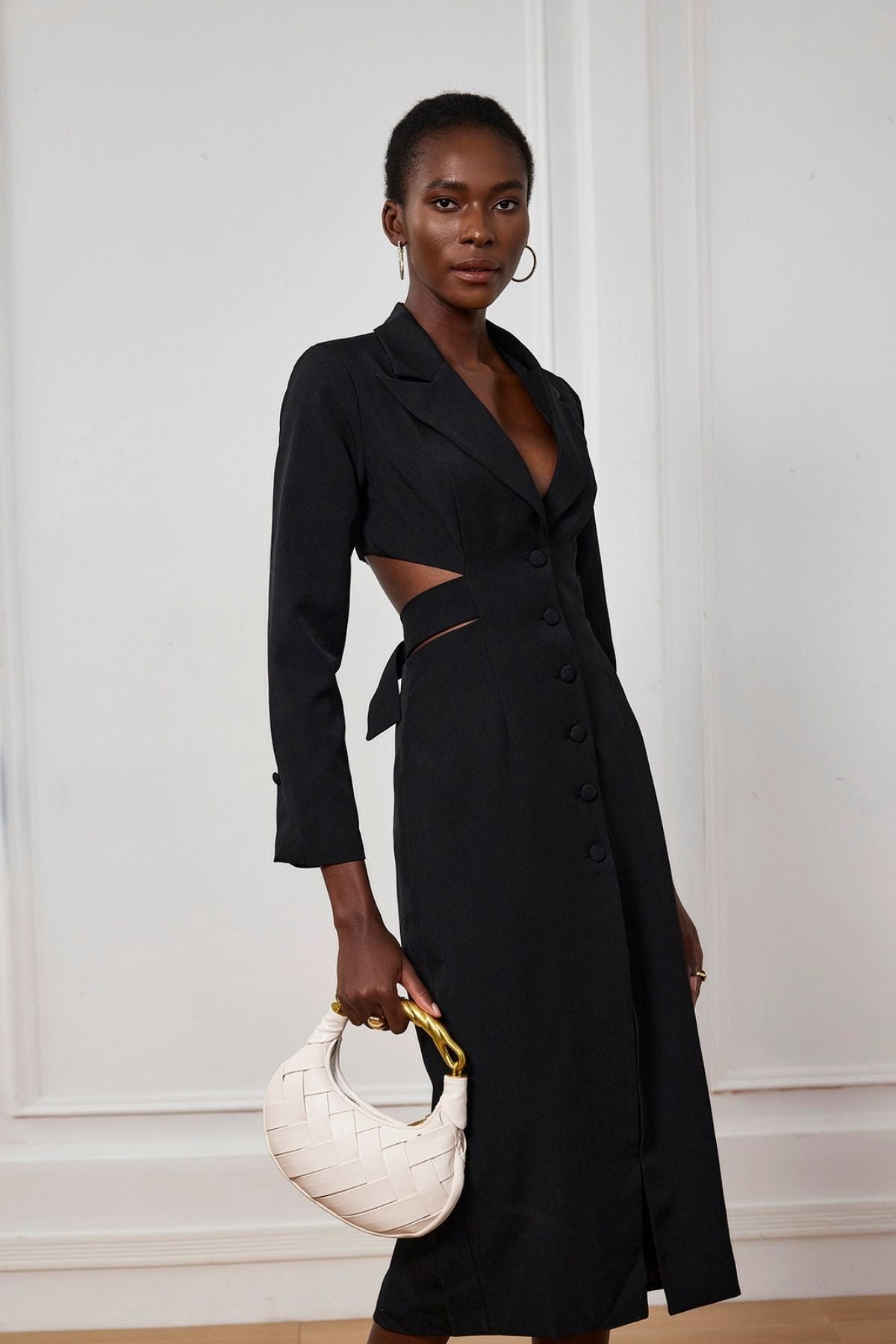 Prenses Kesim Dalma Bodycon Blazer