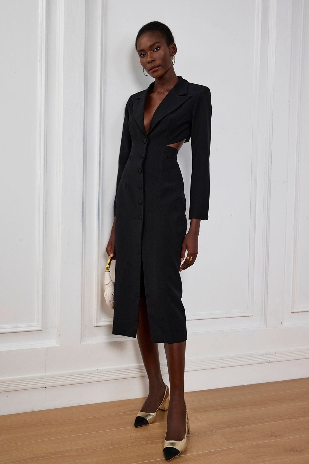 Prenses Kesim Dalma Bodycon Blazer