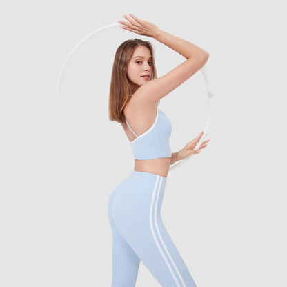 Beyaz Askılı Bra Spor Sütyeni