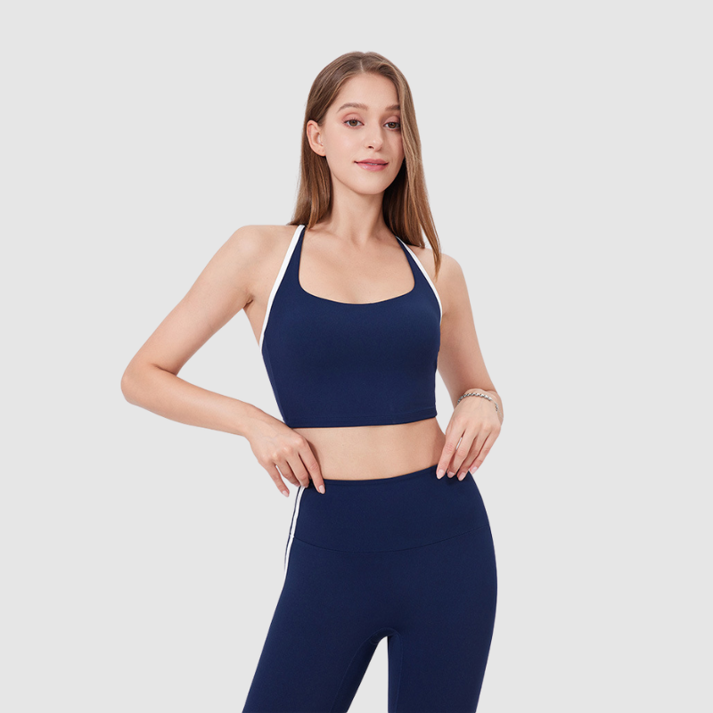 Beyaz Askılı Bra Spor Sütyeni