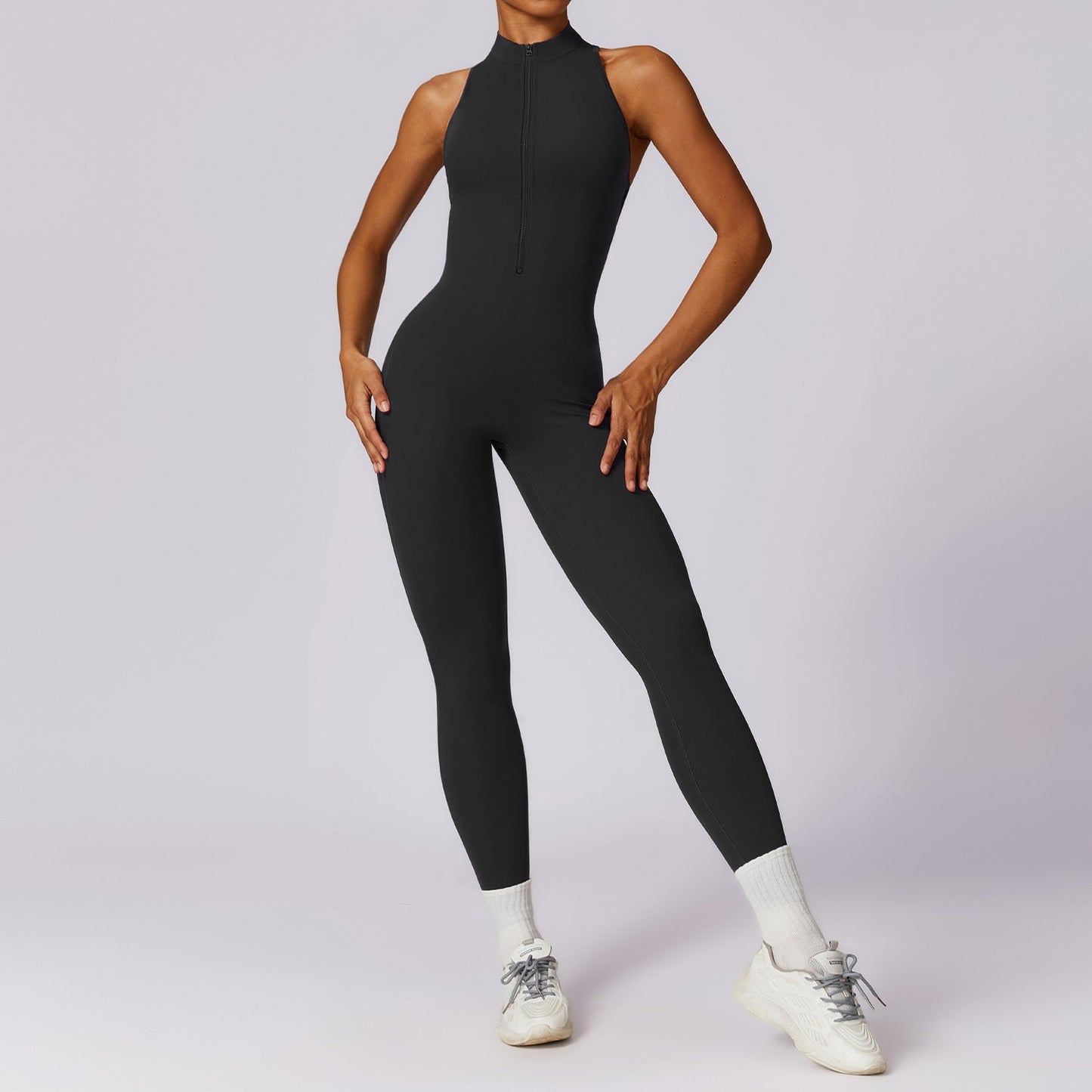 Kolsuz Yüksek Yakalı Bodysuit