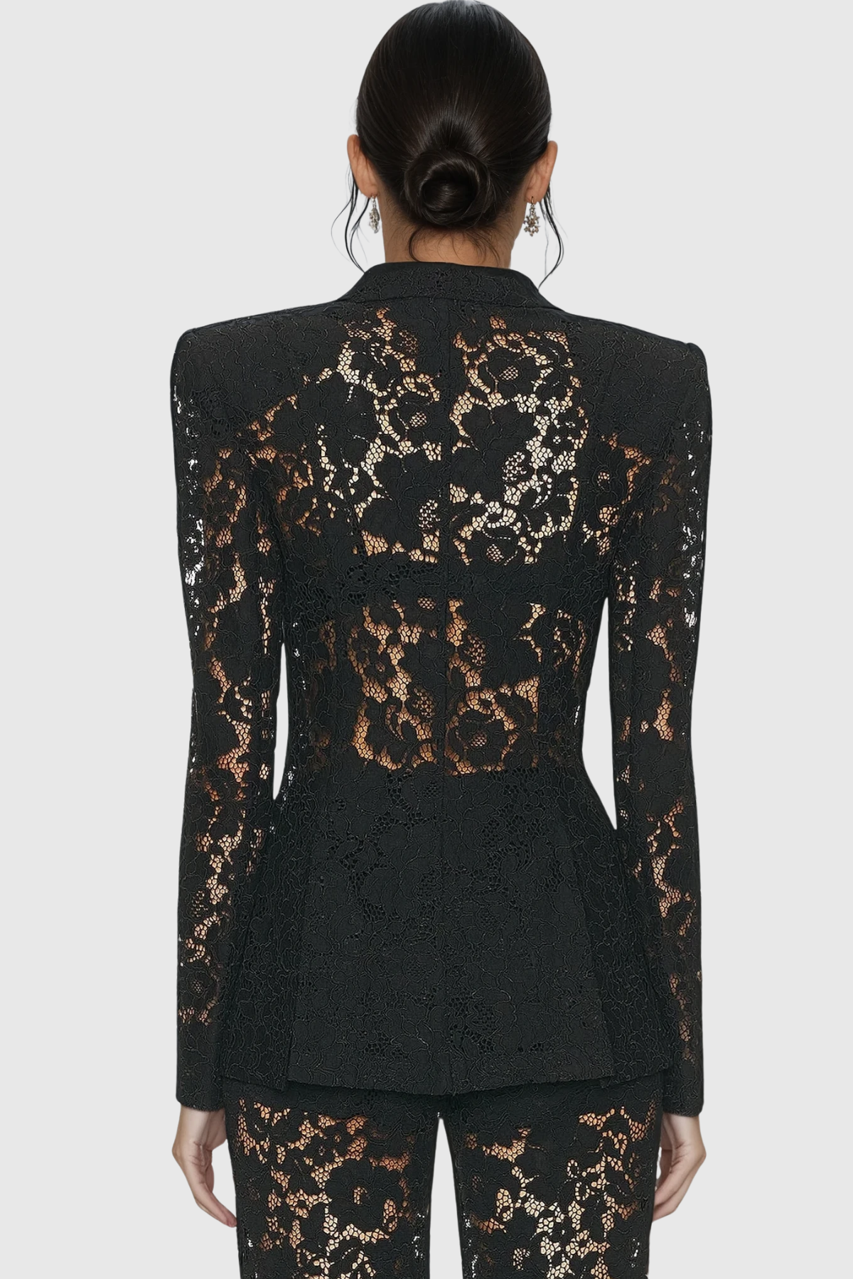 Djehutimose Çiçekli Dantel Pantolon Takımı