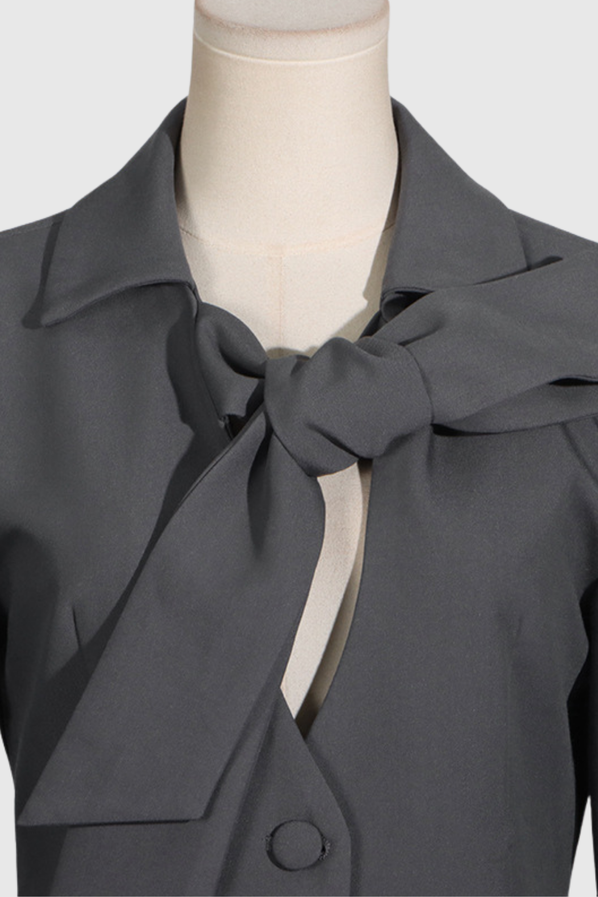 Kaydence Bağcıklı V Yaka Blazer