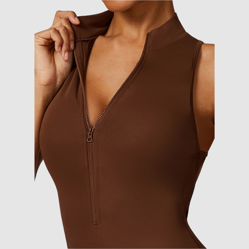 Kolsuz Yüksek Yakalı Bodysuit