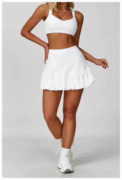 Ruffle Spor Bra