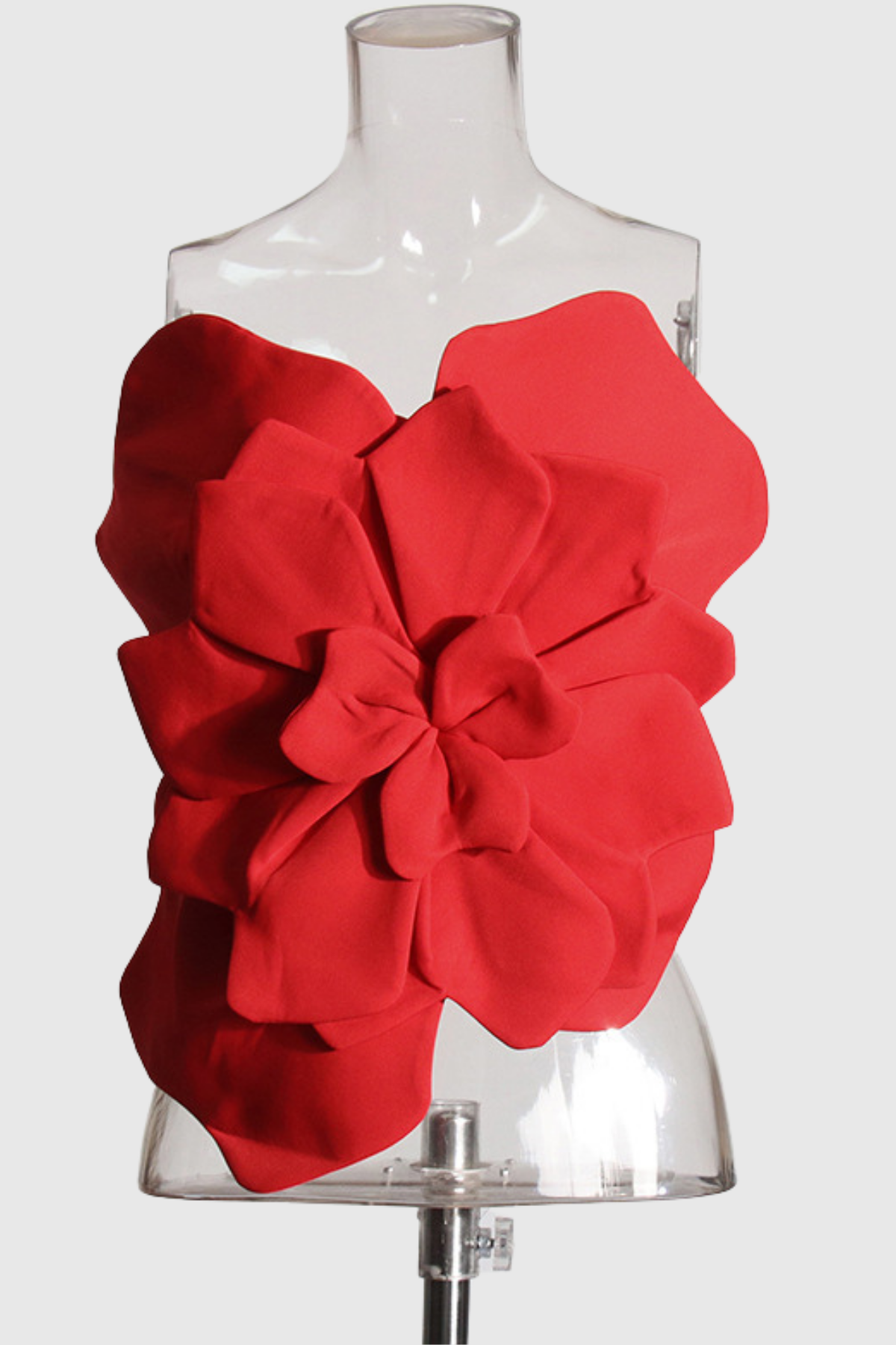 Amiri Çiçekli Kırmızı Omuz Üstü