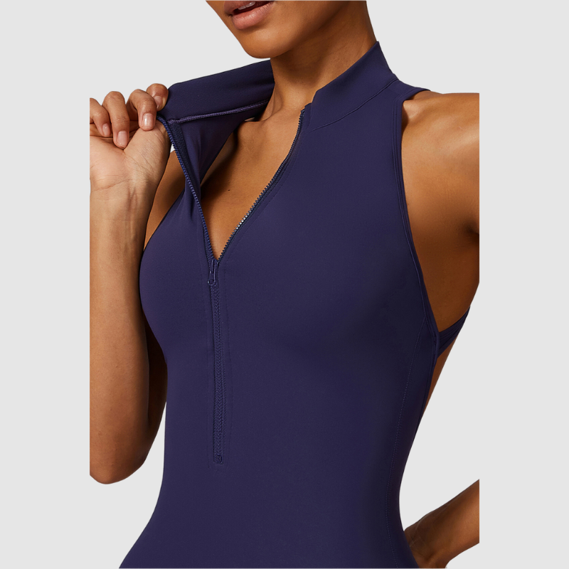 Kolsuz Yüksek Yakalı Bodysuit