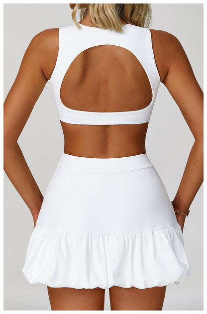 Ruffle Spor Bra