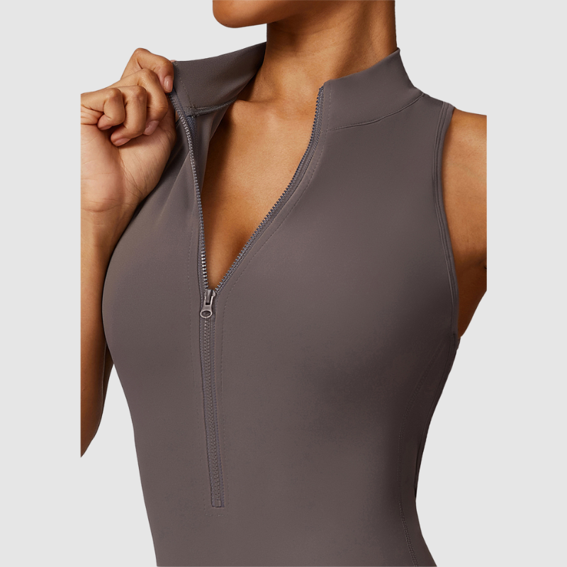Kolsuz Yüksek Yakalı Bodysuit