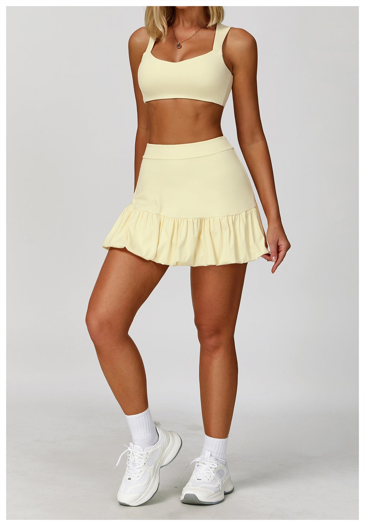 Ruffle Spor Bra