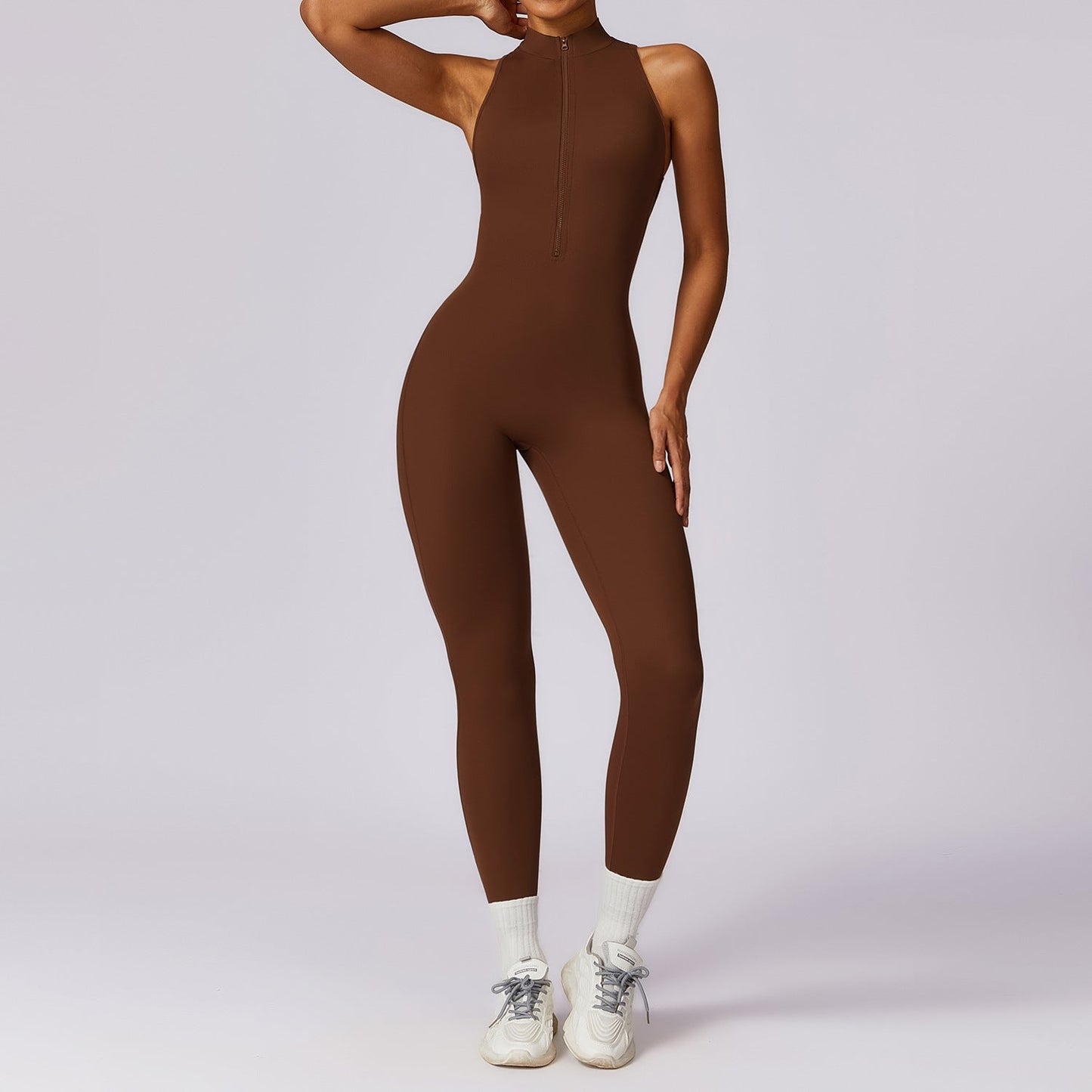 Kolsuz Yüksek Yakalı Bodysuit