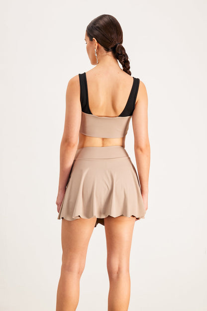 Barak Plunge Bodycon Etek Takımı