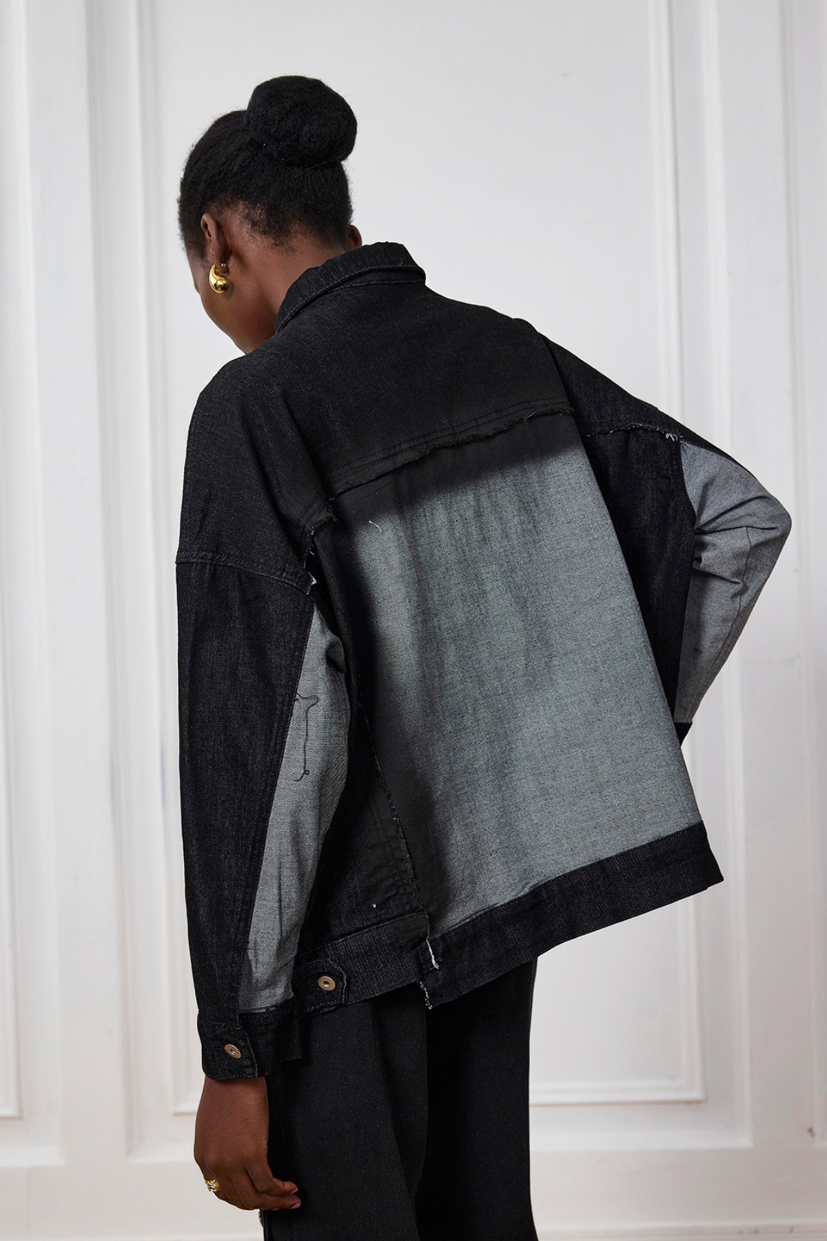 Biesel Boyalı Denim Ceket