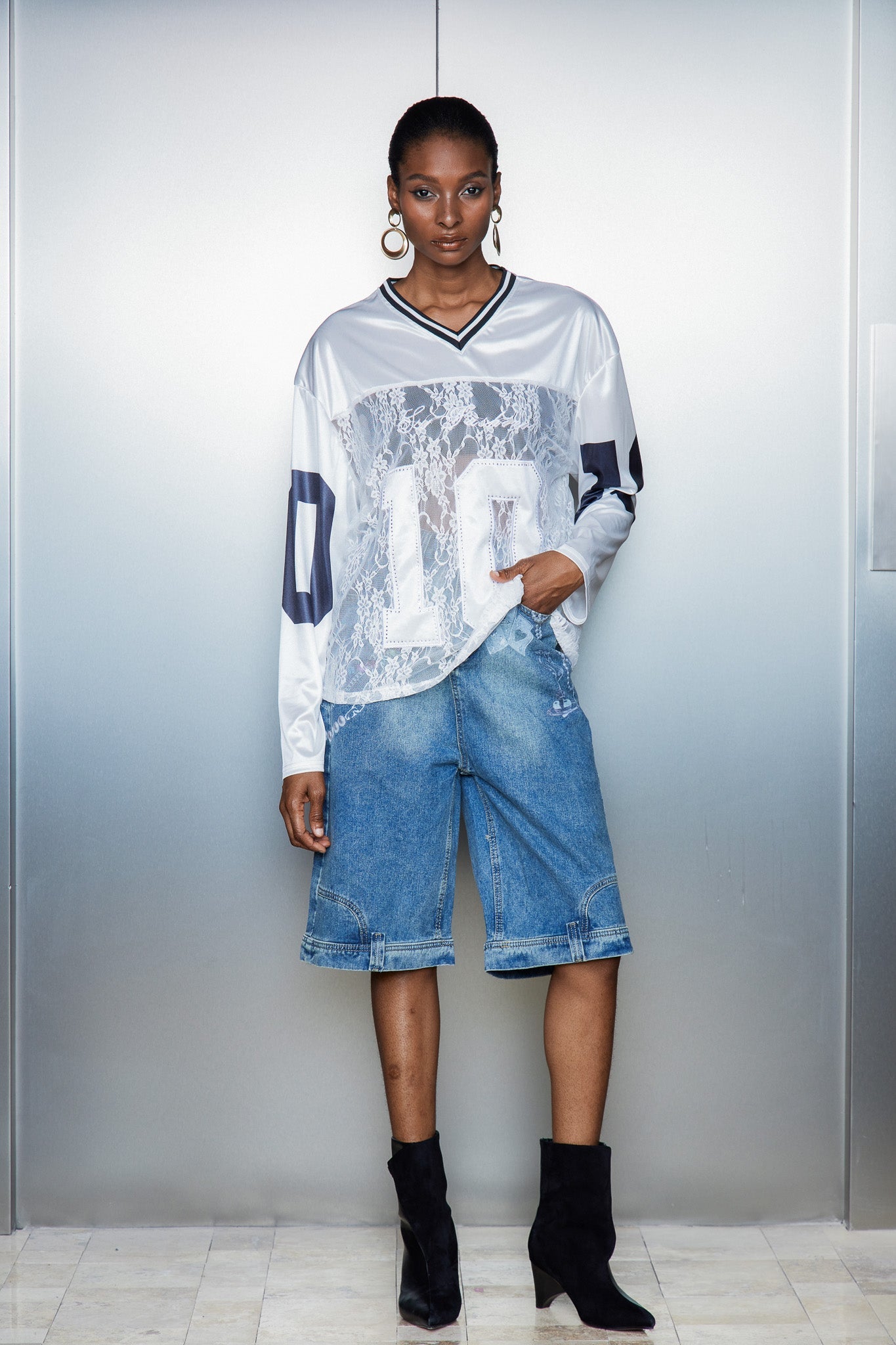 Cassius Dantel Saten Üst