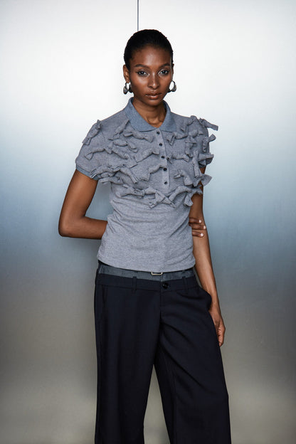 Catina Süslemeli Polo Üst