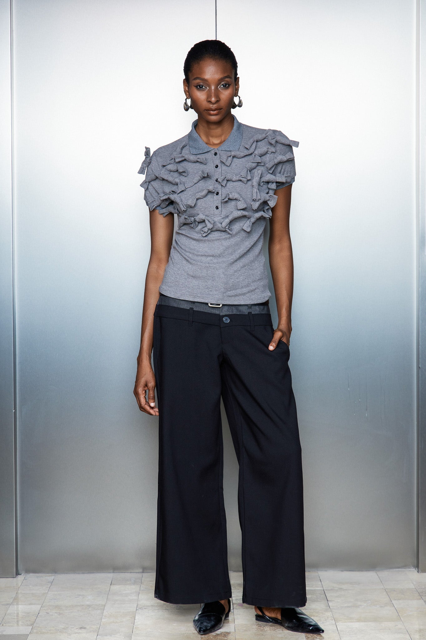 Catina Süslemeli Polo Üst