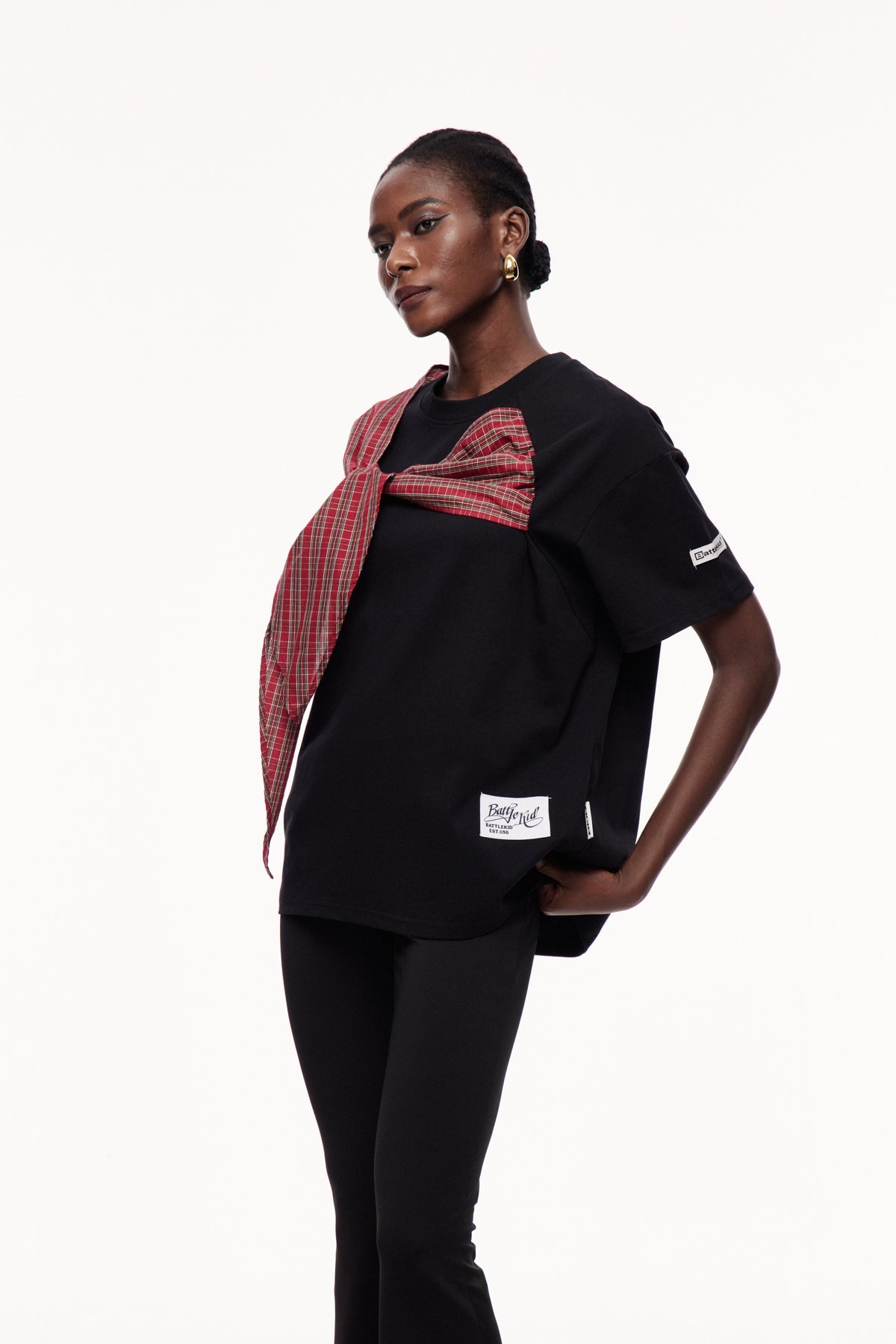 Cephalus Grid Bow Tişört