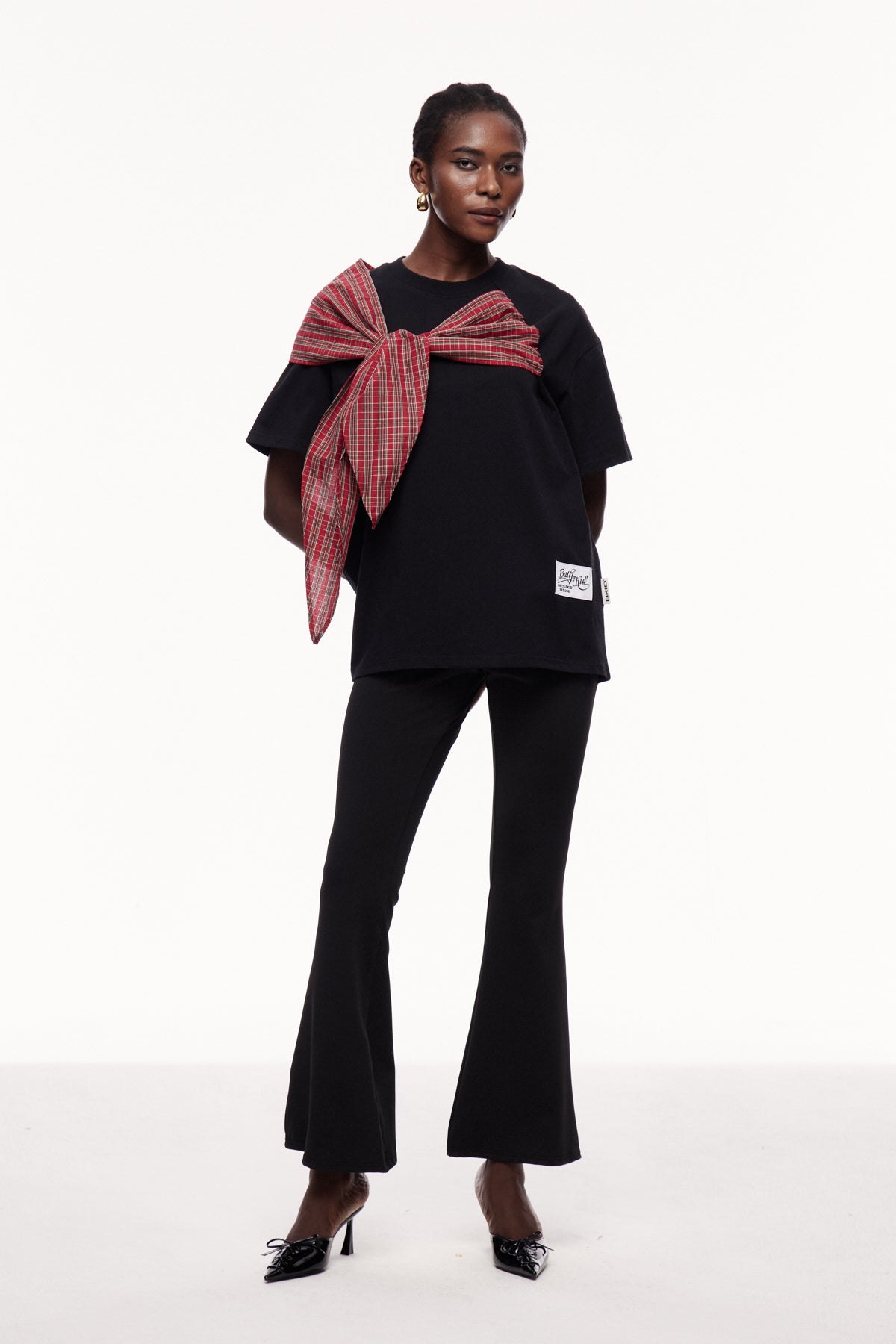 Cephalus Grid Bow Tişört