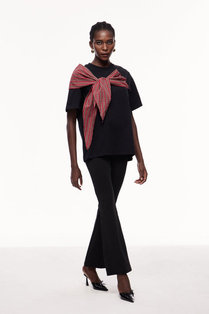 Cephalus Grid Bow Tişört