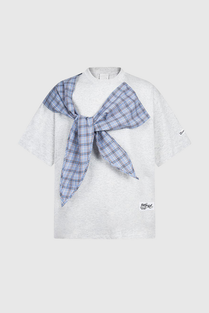 Cephalus Grid Bow Tişört