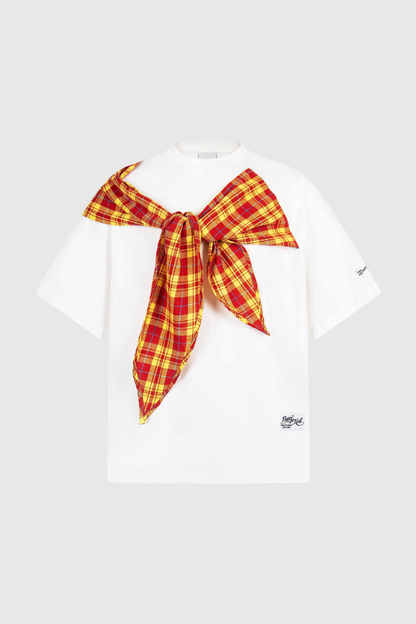 Cephalus Grid Bow Tişört