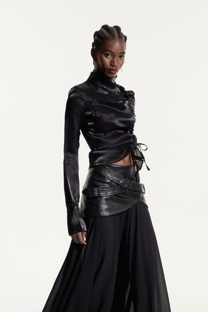 Christie Bağcıklı Asimetrik Üst