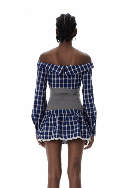 Claud Izgara Bağlamalı Etek Takımı