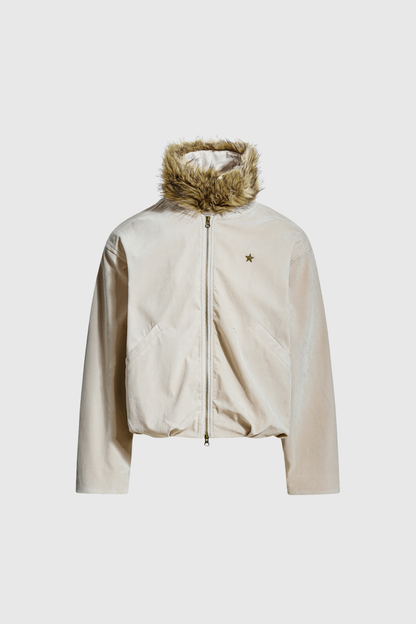 Yıldız Kayısı Rengi  Kürk Ceket